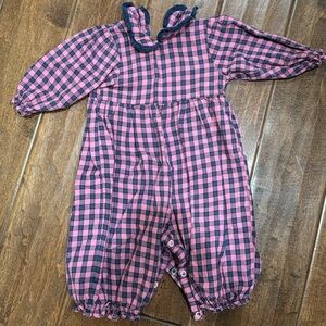 Cecil and Lou Pink and Blue Plaid